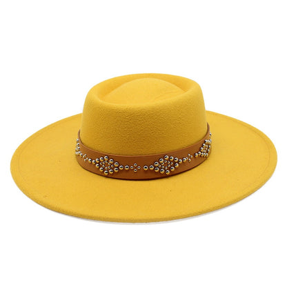 Wide Brim Felted Hat