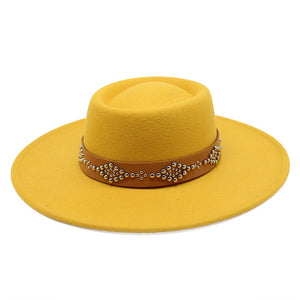 Wide Brim Felted Hat