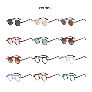 Fashion Round Small Retro Gradient Lens Shades