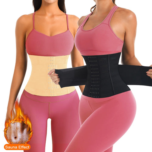 Double Adjustable Belt Waist Cincher Trainer