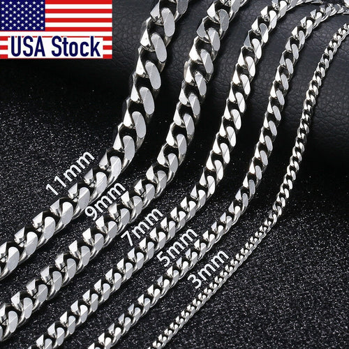 Stainless Steel Cuban Link Chain