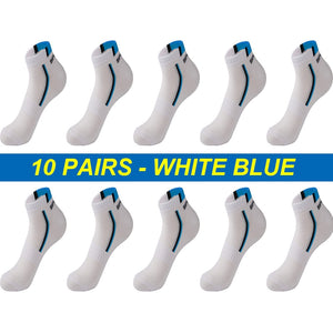 10 Pairs Cotton Athletic Short Socks