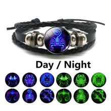 Glow In The Dark Constellation Braided Bracelet