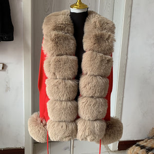 Faux Fur Elegant Coat