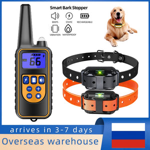 Waterproof Remote Control Rechargeable 800m Electric Dog Training