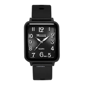 Rectangle Digital Simple Quartz Watch