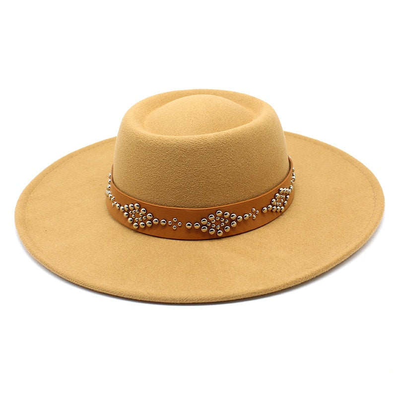 Wide Brim Felted Hat