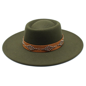 Wide Brim Felted Hat