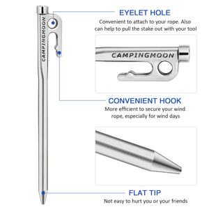 Stainless Steel Heavy Duty Steel Tent Stakes