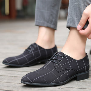 Canvas Designer Print Oxford Shoes