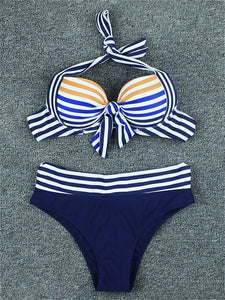 Solid Color Brazilian Swim Suit