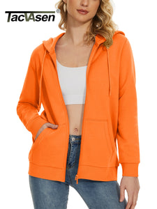 Fleece Lined Full Zip Hooded Jacket