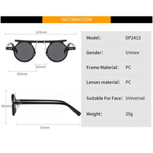 Fashion Round Small Retro Gradient Lens Shades