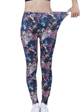 Colorful Print High Waist Soft Leggings