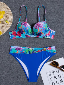 Solid Color Brazilian Swim Suit