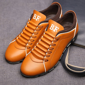 Solid Color Leather Shoes