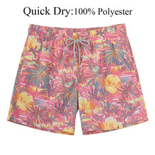 Quick Dry Beach Board Shorts with Mesh Lining