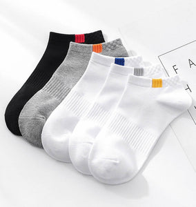 Short Casual Cotton Sweat Absorbing Sports Socks