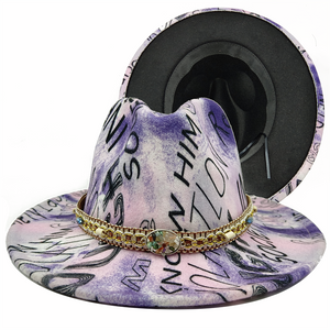 Tie Dye Graffiti Fashion Hat