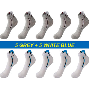 10 Pairs Cotton Athletic Short Socks