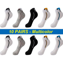 10 Pairs Cotton Athletic Short Socks