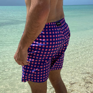 Quick Dry Beach Board Shorts with Mesh Lining