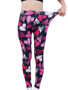 Colorful Print High Waist Soft Leggings