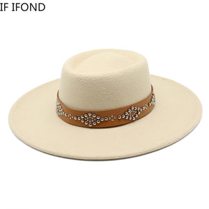 Wide Brim Felted Hat