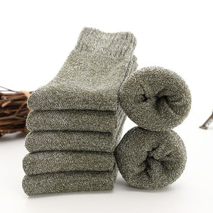 Super Thick Solid Wool Rabbit Socks