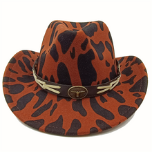 Faux Suede Western Hat