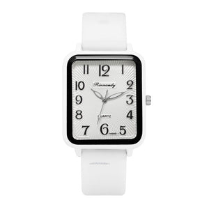 Rectangle Digital Simple Quartz Watch