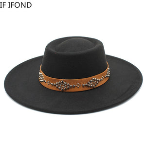 Wide Brim Felted Hat