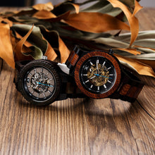 BOBO BIRD Automatic Wooden Stainless Steel Watch