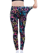 Colorful Print High Waist Soft Leggings