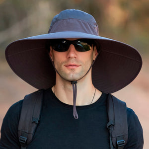 Classic Waterproof Large Brim Shade Hat