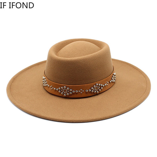 Wide Brim Felted Hat