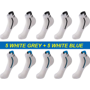 10 Pairs Cotton Athletic Short Socks