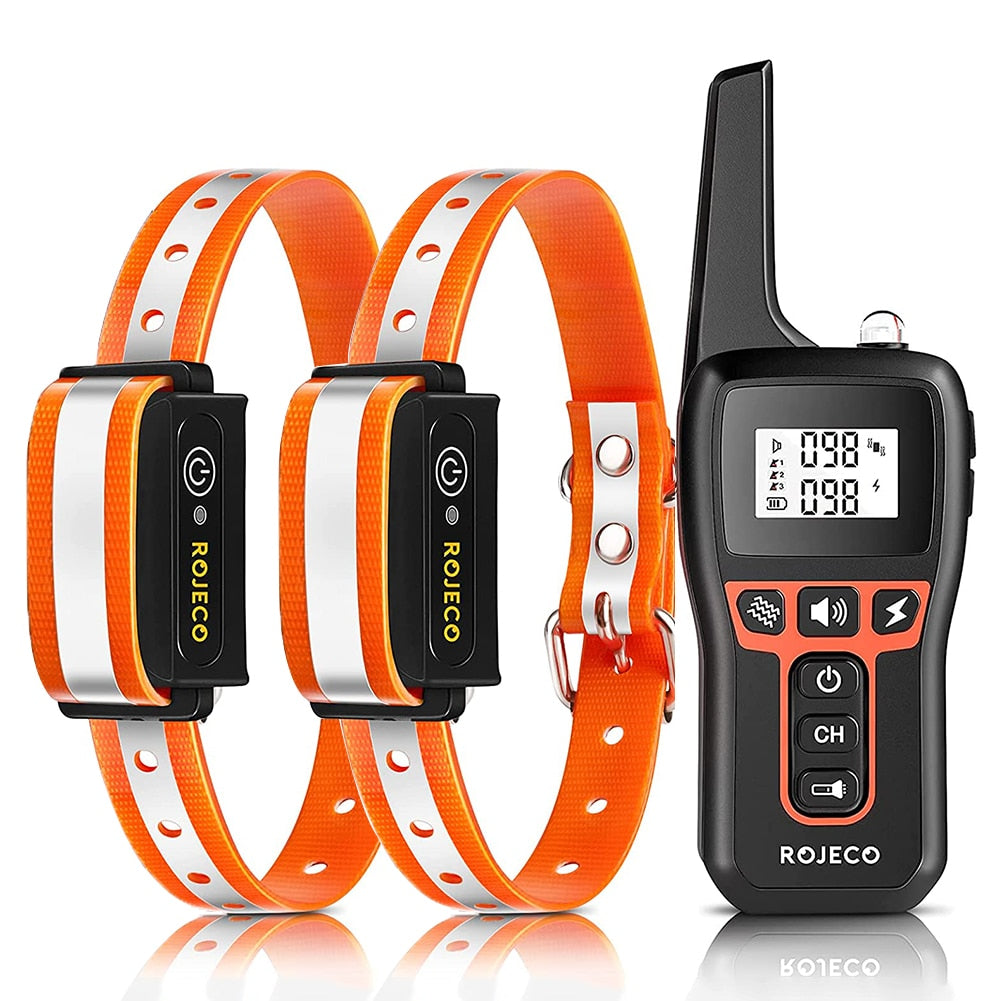 1000m Remote Control Waterproof Rechargeable Electric Dog Training Collar