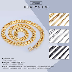 Stainless Steel Cuban Link Chain