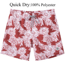 Quick Dry Beach Board Shorts with Mesh Lining