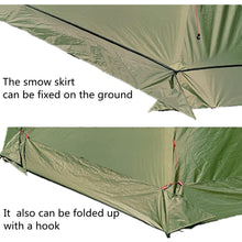 Pyramid With Snow Skirt Ultralight Outdoor Camping Teepee