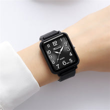 Rectangle Digital Simple Quartz Watch