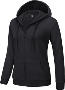 Fleece Lined Full Zip Hooded Jacket