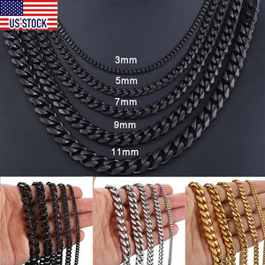 Stainless Steel Cuban Link Chains