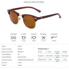 Semi Rimless Polarized Sunglasses