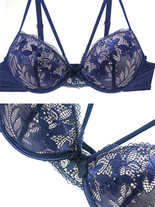 Lace Intimate Push up Bra and Thong Set