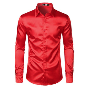 Luxury Dress Smooth Slim Fit Shirt