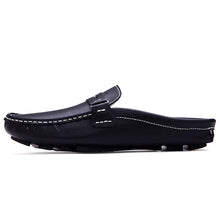 Flat Soft Leather Slip-on Loafer