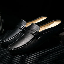 Flat Soft Leather Slip-on Loafer