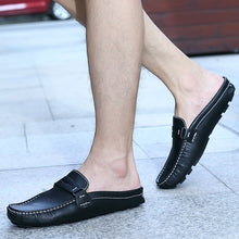 Flat Soft Leather Slip-on Loafer